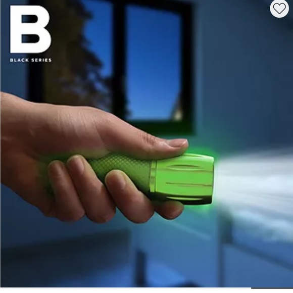 NWT Black Series 3-piece Rubberized Glow in the Dark LED Flashlights - Picture 7 of 7